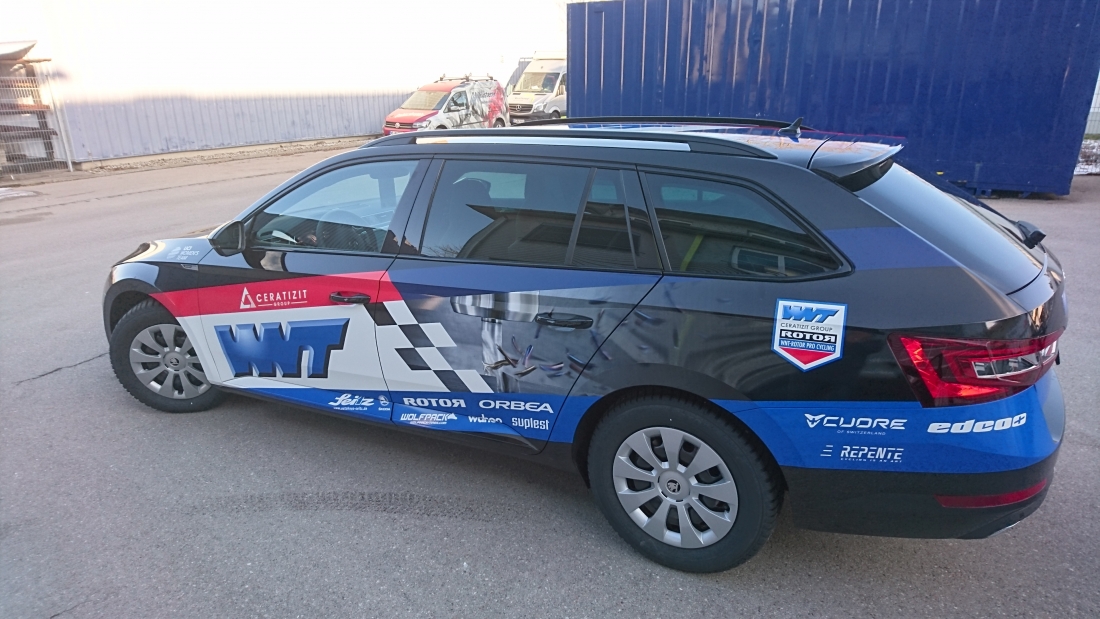 edco Laufradservice und WNT-Rotor/edco Begleitfahrzeug
